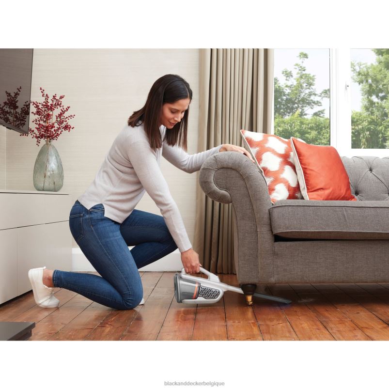 BLACK+DECKER X42D33Dustbuster aspirateur à main sans fil advancedclean blanc nettoyage