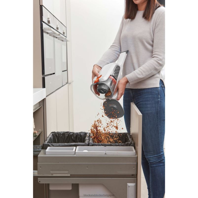 BLACK+DECKER X42D33Dustbuster aspirateur à main sans fil advancedclean blanc nettoyage