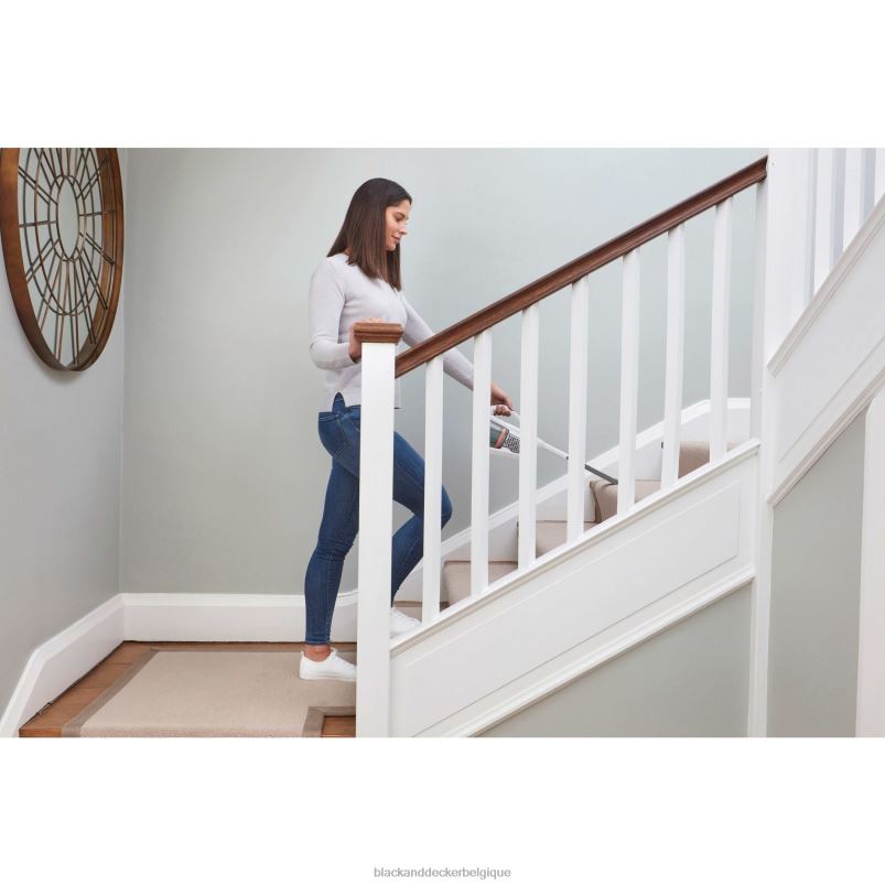 BLACK+DECKER X42D33Dustbuster aspirateur à main sans fil advancedclean blanc nettoyage