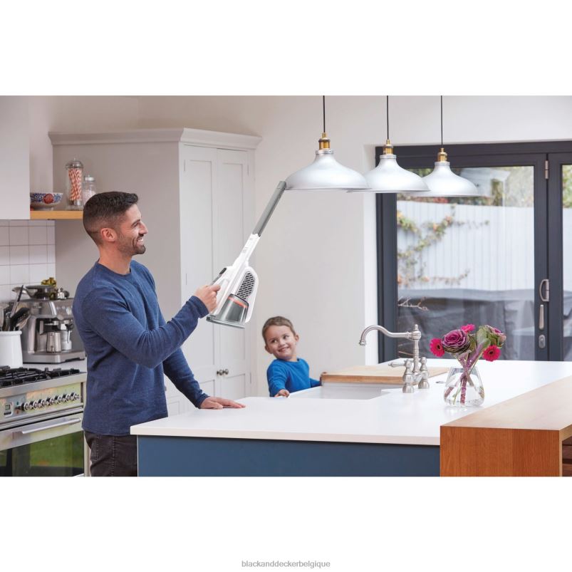 BLACK+DECKER X42D33Dustbuster aspirateur à main sans fil advancedclean blanc nettoyage