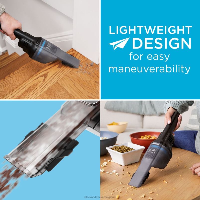 BLACK+DECKER X42D3Aspirateur à main sans fil Dustbuster Blast nettoyage
