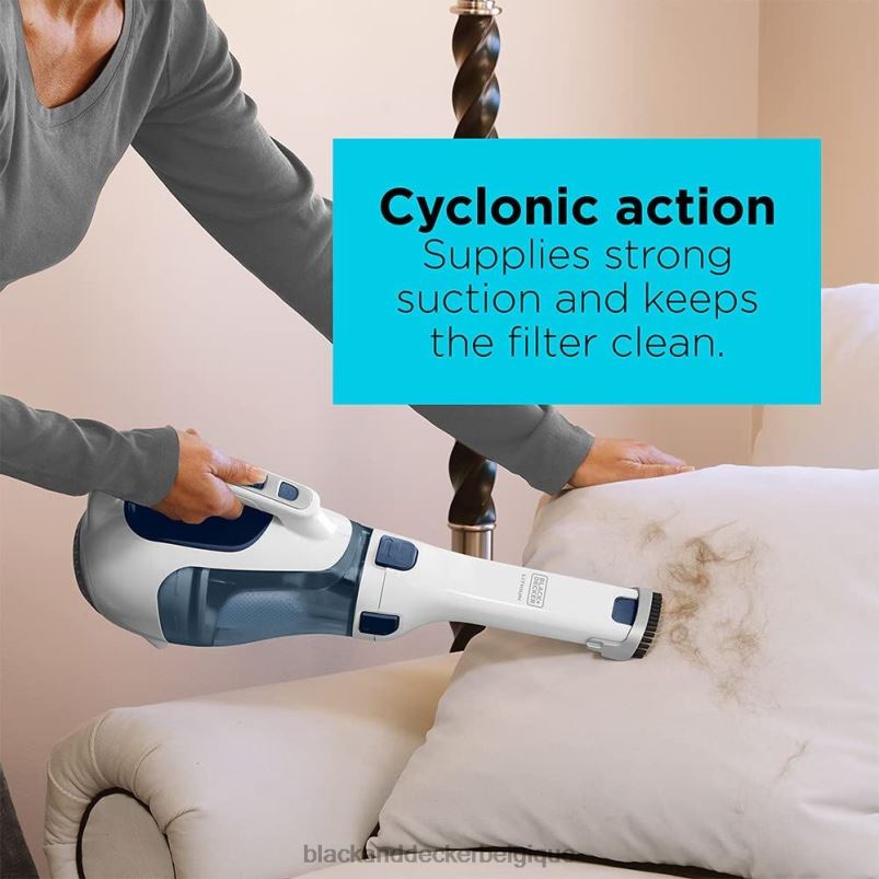 BLACK+DECKER X42D44Dustbuster aspirateur à main sans fil bleu d'encre nettoyage