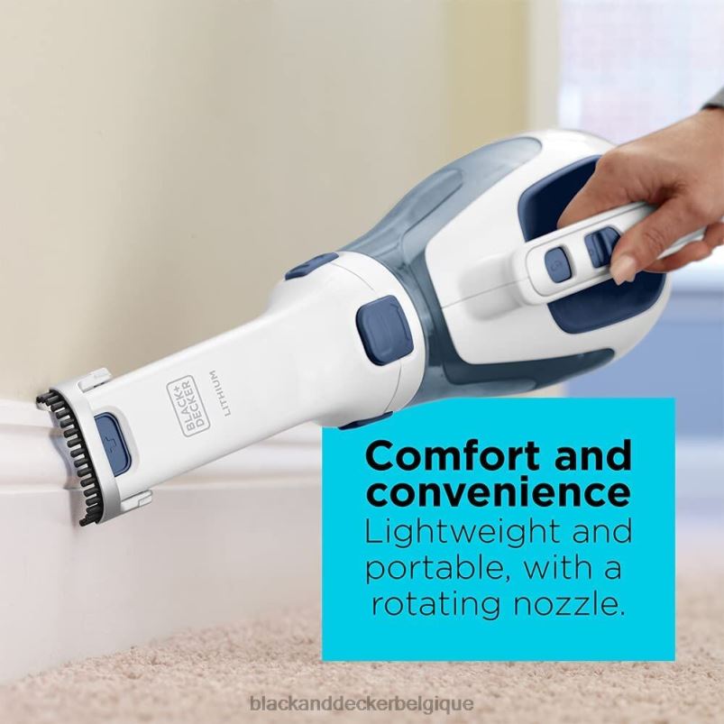 BLACK+DECKER X42D44Dustbuster aspirateur à main sans fil bleu d'encre nettoyage