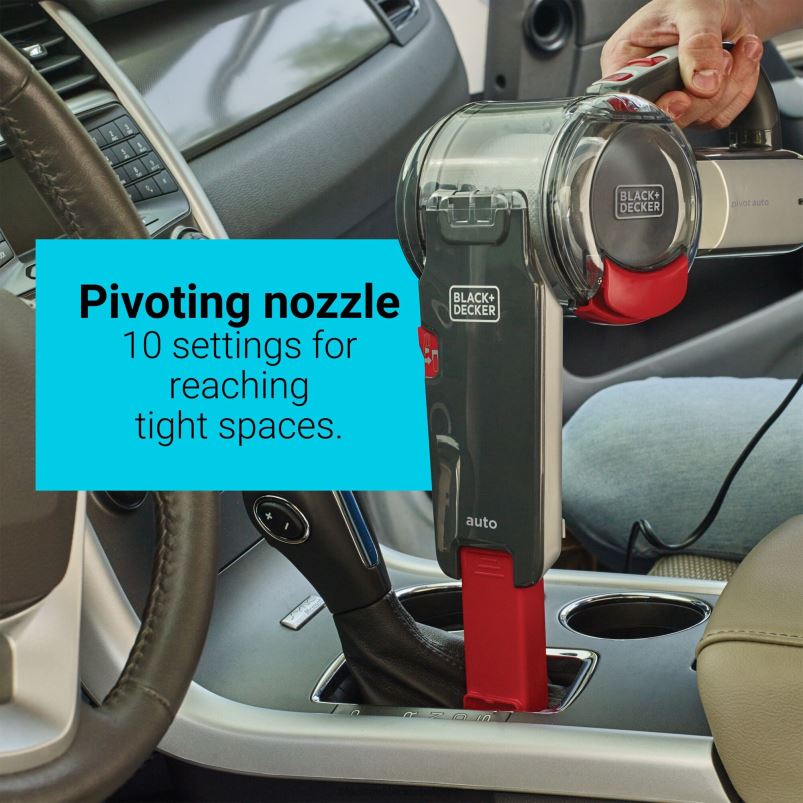 BLACK+DECKER X42D47pivot vac 12v max dc aspirateur à main pour voiture noir nettoyage
