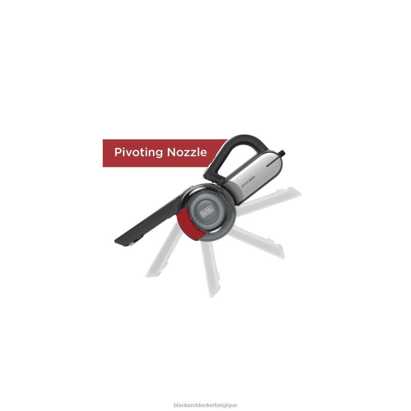 BLACK+DECKER X42D47pivot vac 12v max dc aspirateur à main pour voiture noir nettoyage