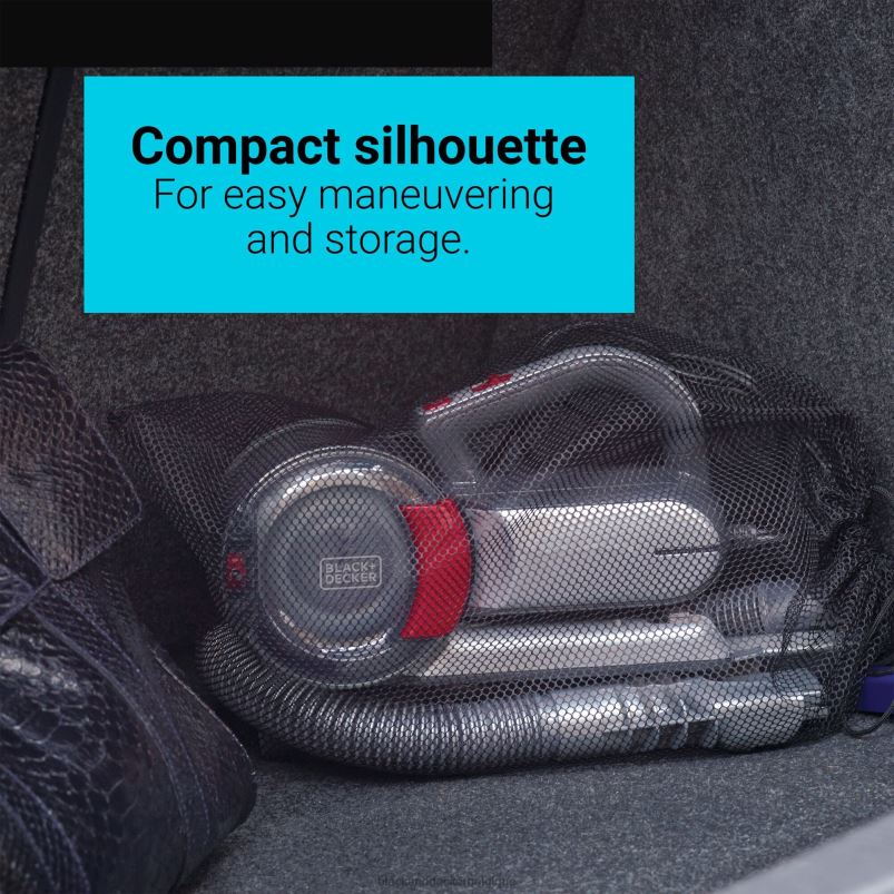 BLACK+DECKER X42D47pivot vac 12v max dc aspirateur à main pour voiture noir nettoyage