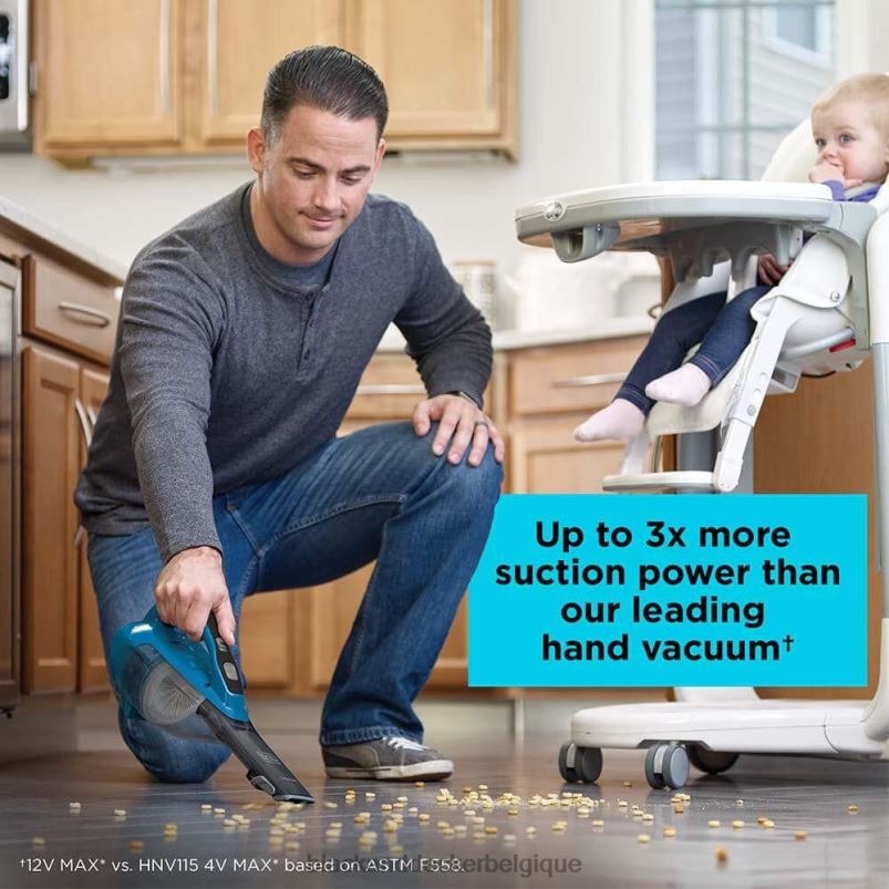 BLACK+DECKER X42D52Aspirateur à main sans fil Dustbuster AdvancedClean nettoyage