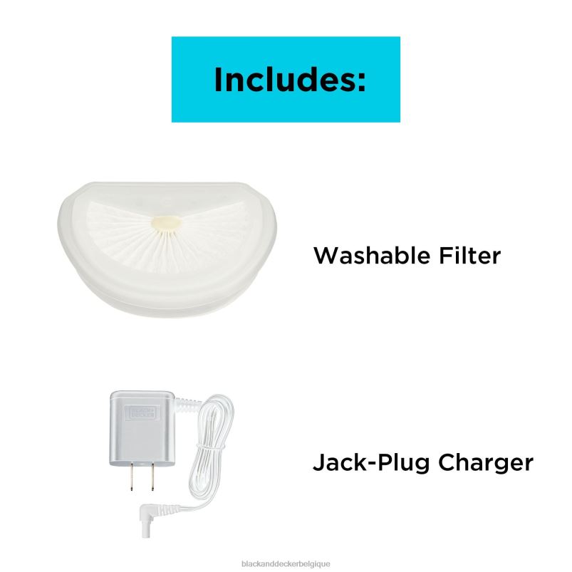 BLACK+DECKER X42D52Aspirateur à main sans fil Dustbuster AdvancedClean nettoyage