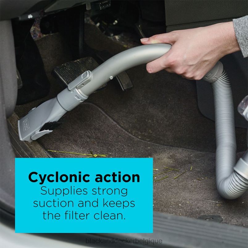 BLACK+DECKER X42D57aspirateur de voiture flexible 12v max filaire nettoyage