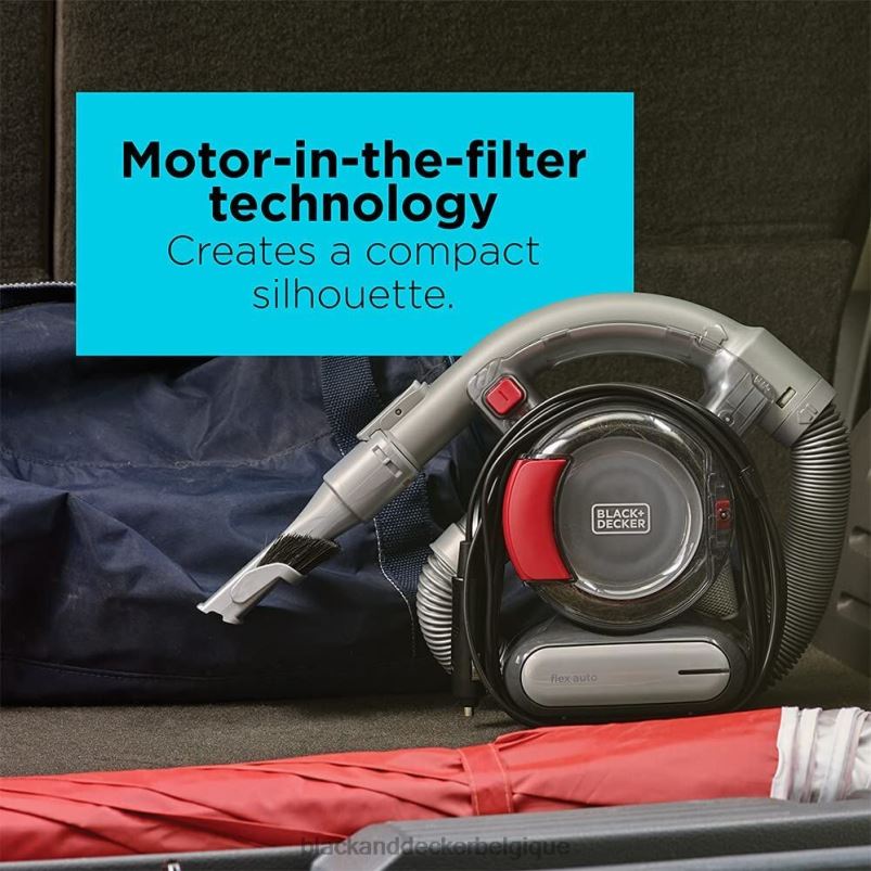 BLACK+DECKER X42D57aspirateur de voiture flexible 12v max filaire nettoyage