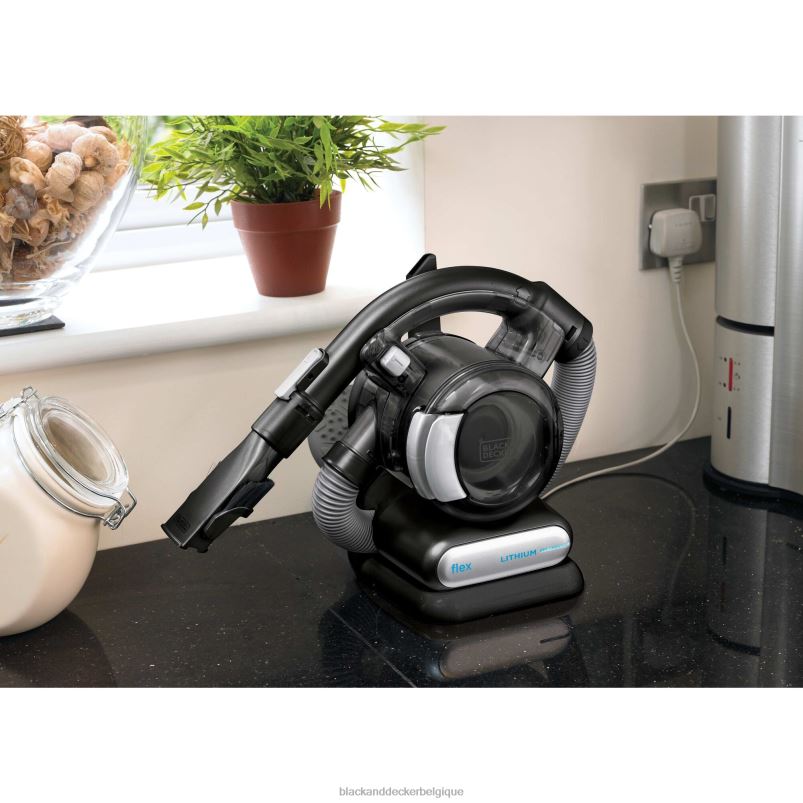 BLACK+DECKER X42D59Aspirateur à main Dustbuster 20 V Max Flex avec brosse à poils d'animaux nettoyage