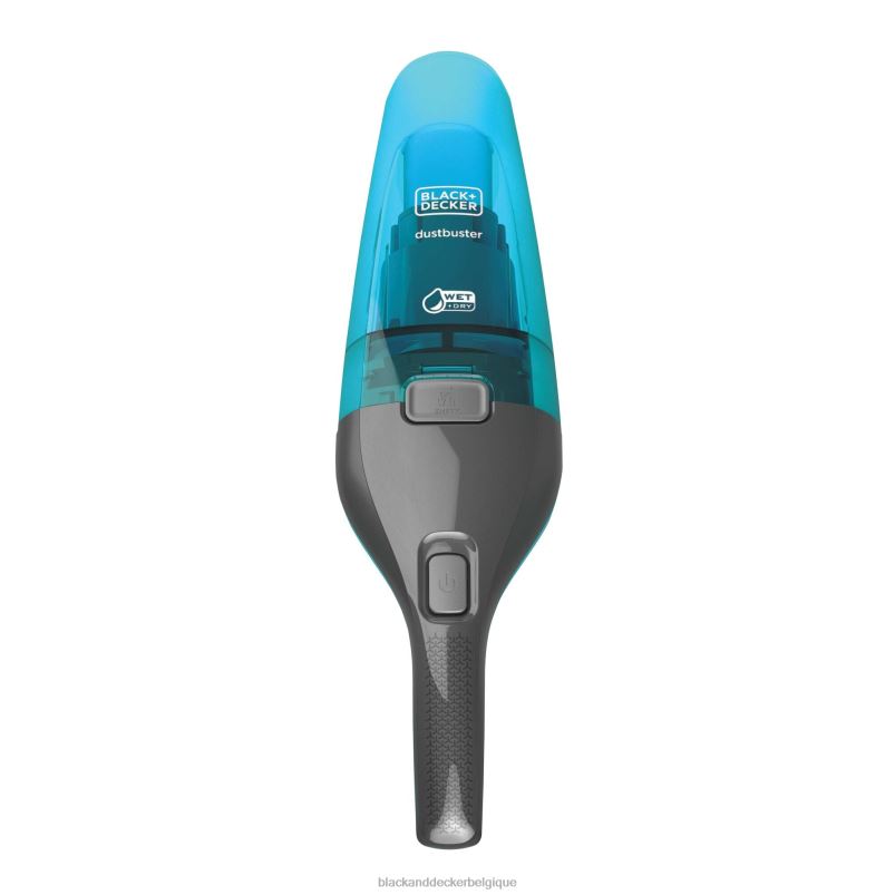 BLACK+DECKER X42D61Aspirateur à main sans fil eau/sec Dustbuster quickclean turquoise nettoyage