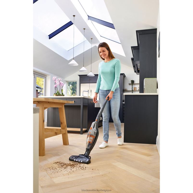 BLACK+DECKER X42D67Aspirateur balai et aspirateur à main sans fil Powerseries nettoyage