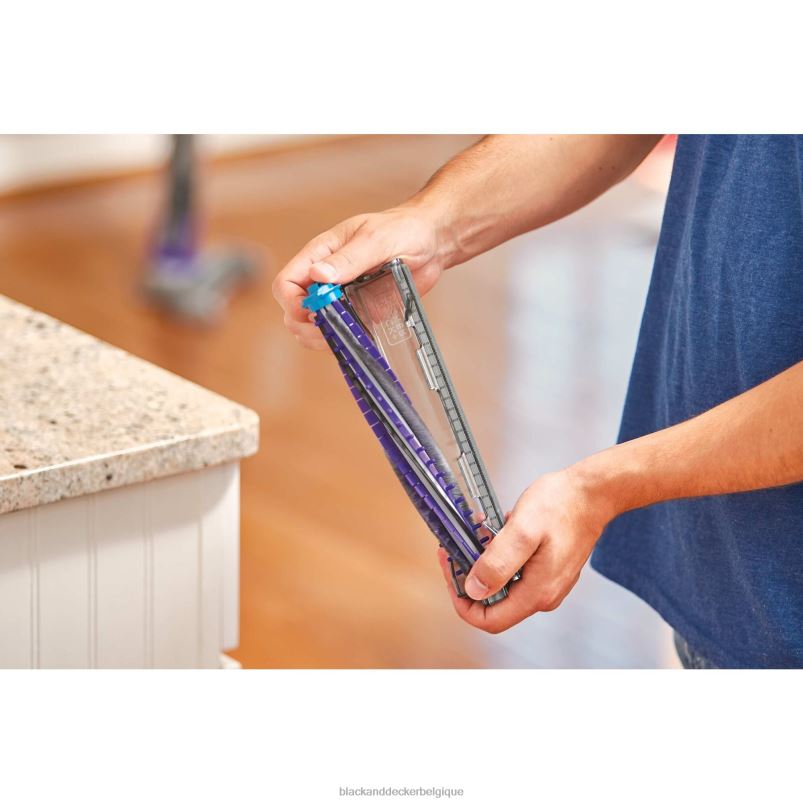 BLACK+DECKER X42D68Aspirateur-balai et aspirateur à main sans fil pour animaux de compagnie avec smartech nettoyage