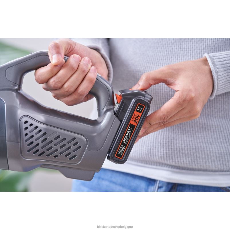 BLACK+DECKER X42D6Aspirateur à main sans fil Dustbuster 20 V Max PowerConnect nettoyage