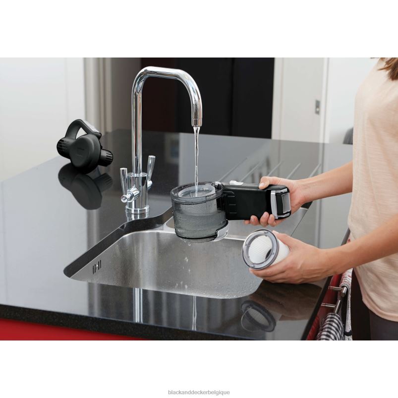 BLACK+DECKER X42D7Aspirateur à main sans fil Dustbuster 20 V Max gris nettoyage