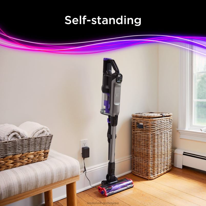 BLACK+DECKER X42D88Summitseries Select aspirateur balai sans fil pour animaux de compagnie nettoyage