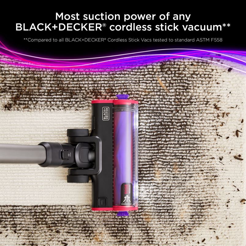 BLACK+DECKER X42D88Summitseries Select aspirateur balai sans fil pour animaux de compagnie nettoyage