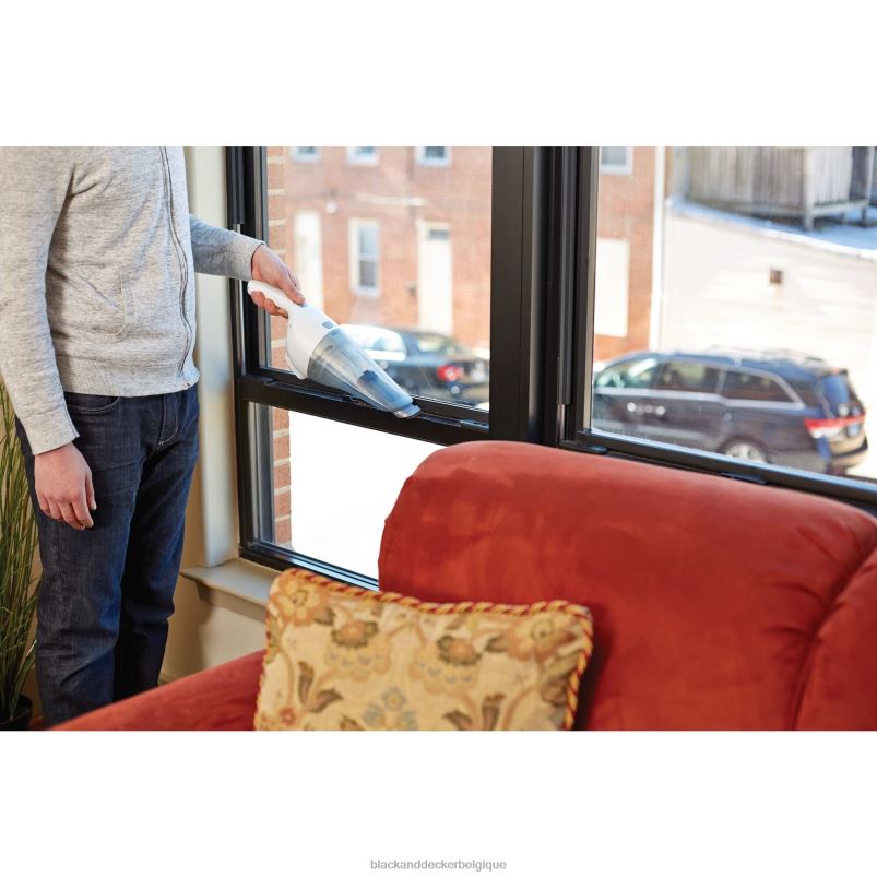 BLACK+DECKER X42D8aspirateur à main 2ah puissance blanc nettoyage