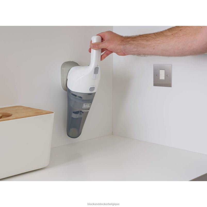 BLACK+DECKER X42D8aspirateur à main 2ah puissance blanc nettoyage