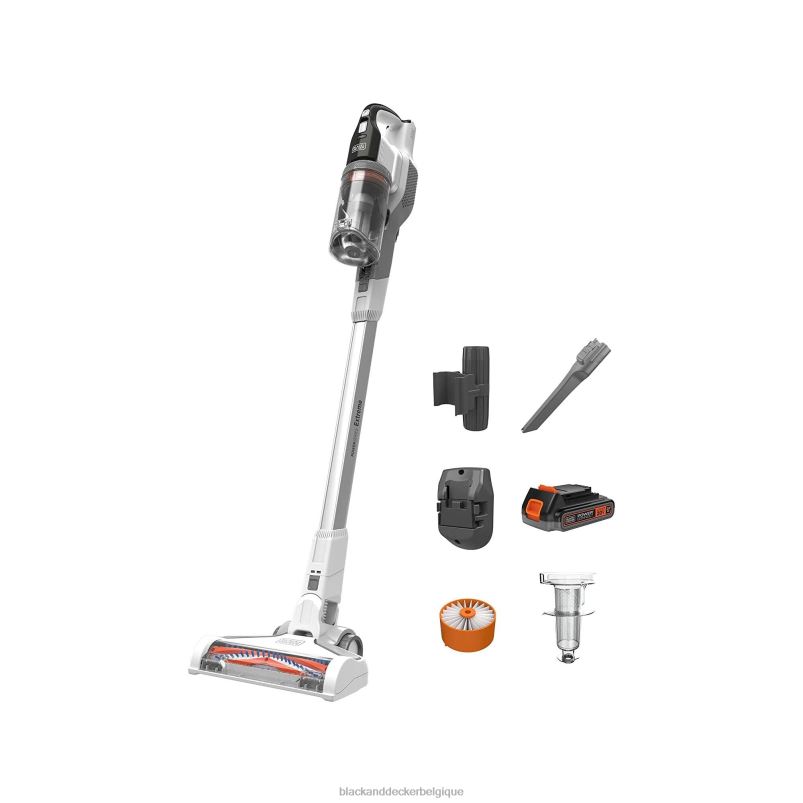 BLACK+DECKER X42D91Aspirateur balai Powerseries Extreme 20 V Max blanc nettoyage