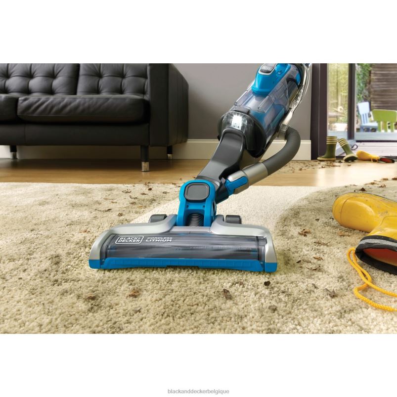 BLACK+DECKER X42D98aspirateur sans fil powerseries pro 2 en 1 bleu nettoyage