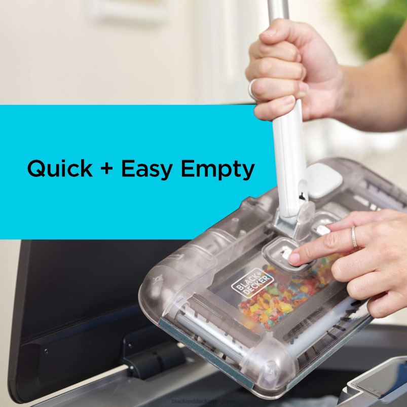 BLACK+DECKER X42D99balayeuse de sol 50 minutes d'autonomie nettoyage