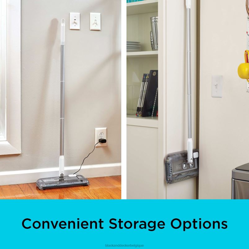 BLACK+DECKER X42D99balayeuse de sol 50 minutes d'autonomie nettoyage