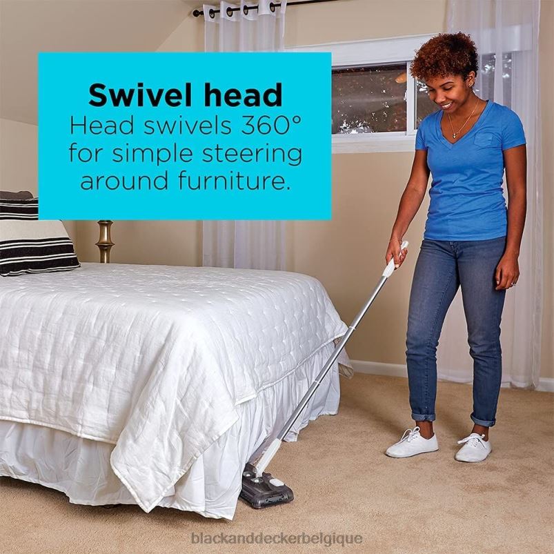 BLACK+DECKER X42D99balayeuse de sol 50 minutes d'autonomie nettoyage