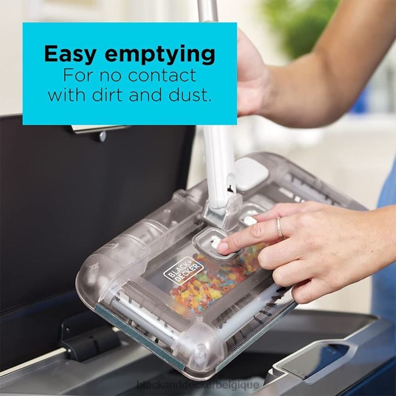 BLACK+DECKER X42D99balayeuse de sol 50 minutes d'autonomie nettoyage