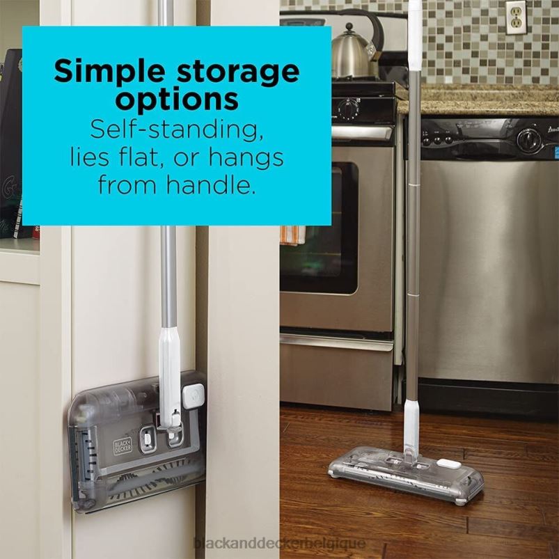 BLACK+DECKER X42D99balayeuse de sol 50 minutes d'autonomie nettoyage