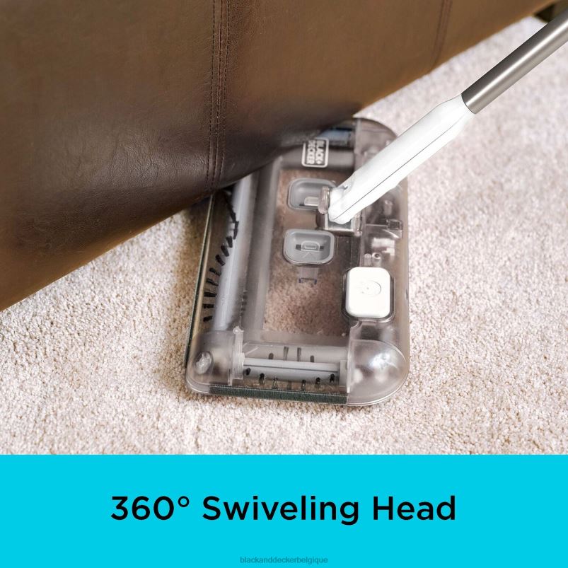 BLACK+DECKER X42D99balayeuse de sol 50 minutes d'autonomie nettoyage