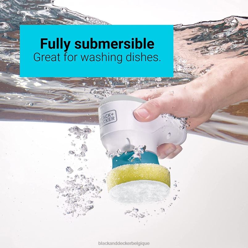 BLACK+DECKER X42D115Brosse à récurer électrique Grimebuster nettoyage