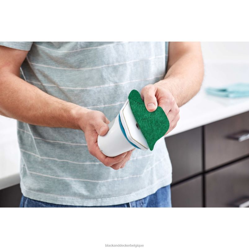 BLACK+DECKER X42D118Tampon de rechange/éponge à récurer Scumbuster Pro nettoyage