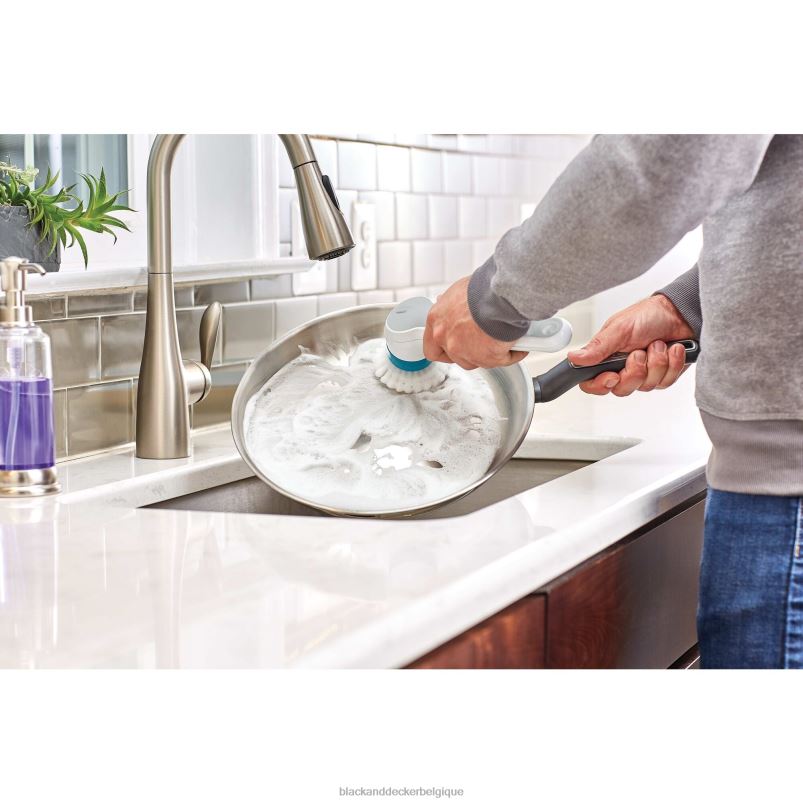 BLACK+DECKER X42D119Têtes de brosse à poils de rechange Grimebuster nettoyage