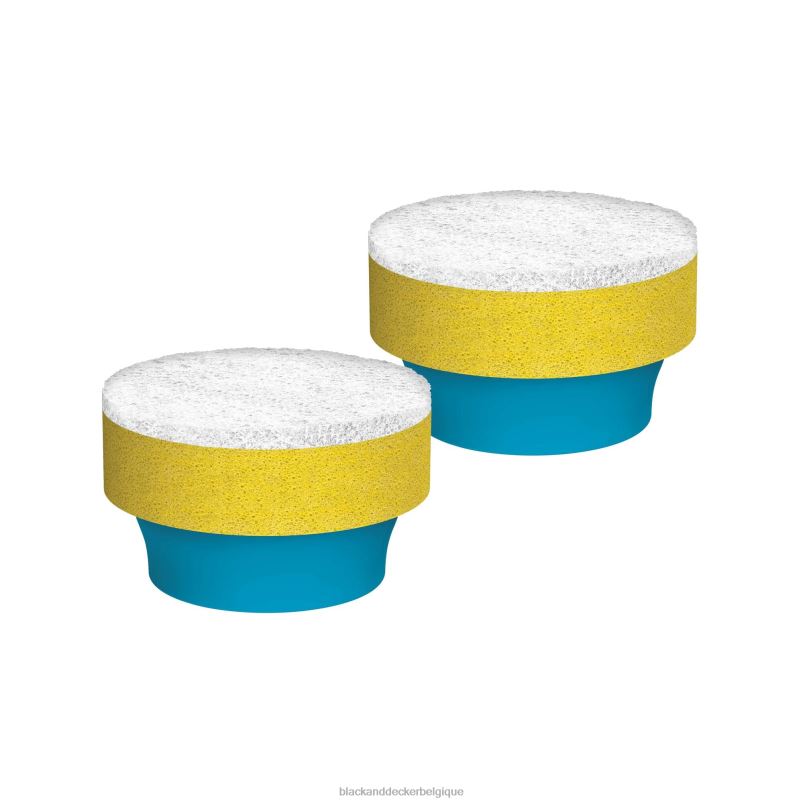 BLACK+DECKER X42D120Tampon/éponge de rechange Grimebuster polyvalent nettoyage