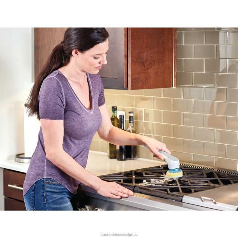 BLACK+DECKER X42D121Tampon/éponge de remplacement Grimebuster robuste nettoyage