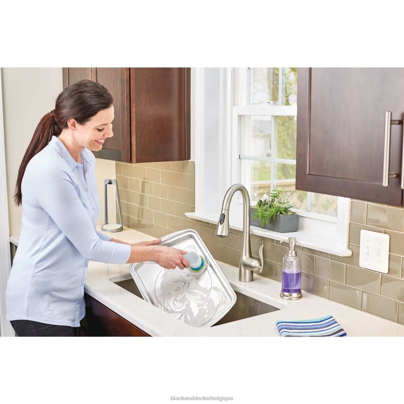 BLACK+DECKER X42D121Tampon/éponge de remplacement Grimebuster robuste nettoyage