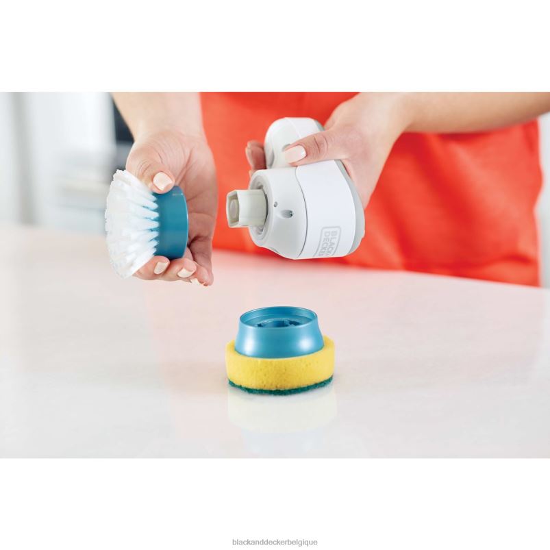 BLACK+DECKER X42D121Tampon/éponge de remplacement Grimebuster robuste nettoyage