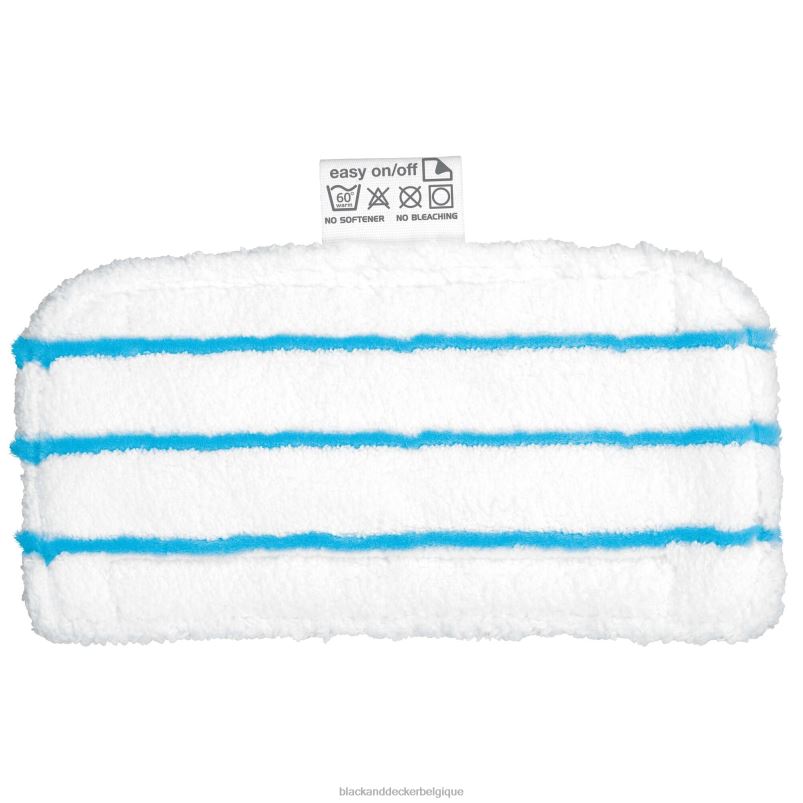 BLACK+DECKER X42D105Tampons en microfibres pour vadrouille à vapeur (paquet de 2) nettoyage