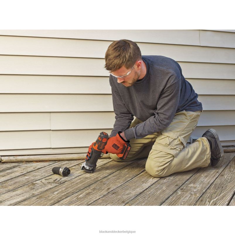 BLACK+DECKER X42D753gant tout usage facile à ajuster outils