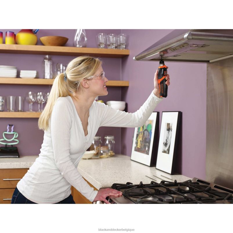 BLACK+DECKER X42D755lunettes entièrement enveloppantes avec branches en caoutchouc outils