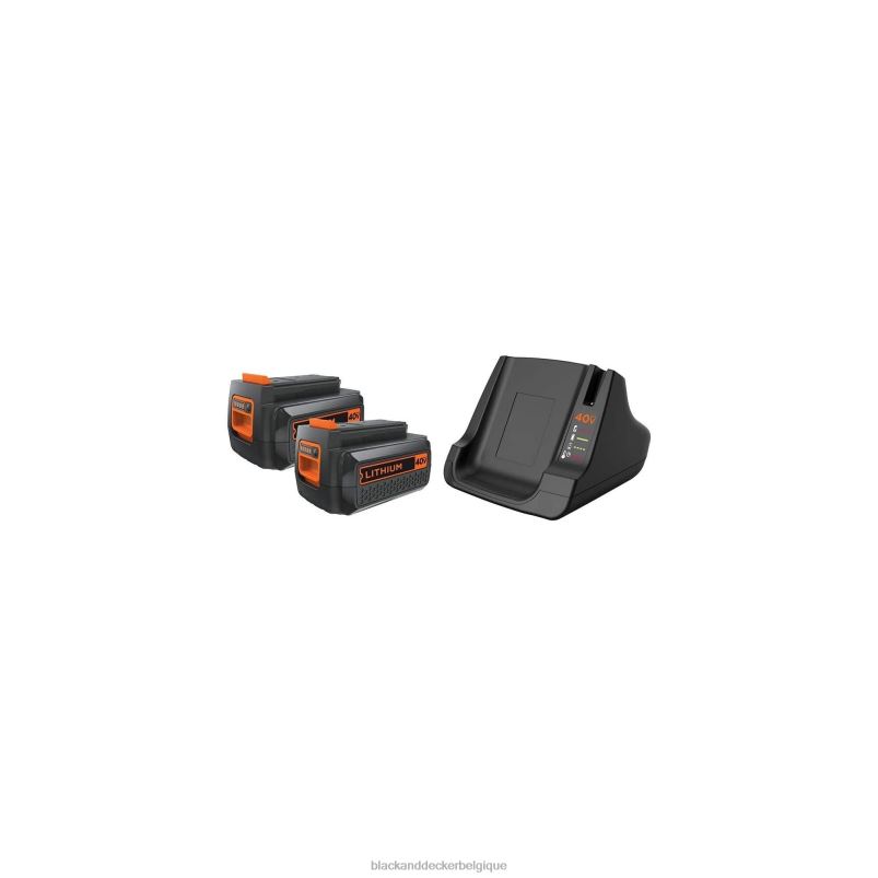 BLACK+DECKER X42D730Chargeur rapide de batterie 40 V maximum outils