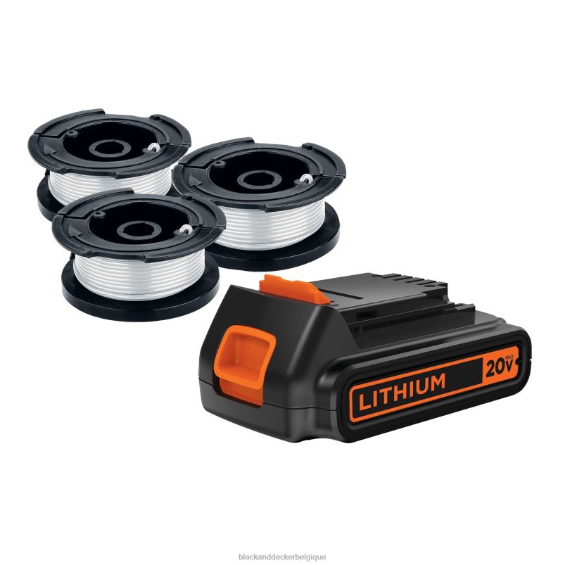BLACK+DECKER X42D737Batterie 20 V max avec bobine afs-100 3 paquets 2,0 Ah outils