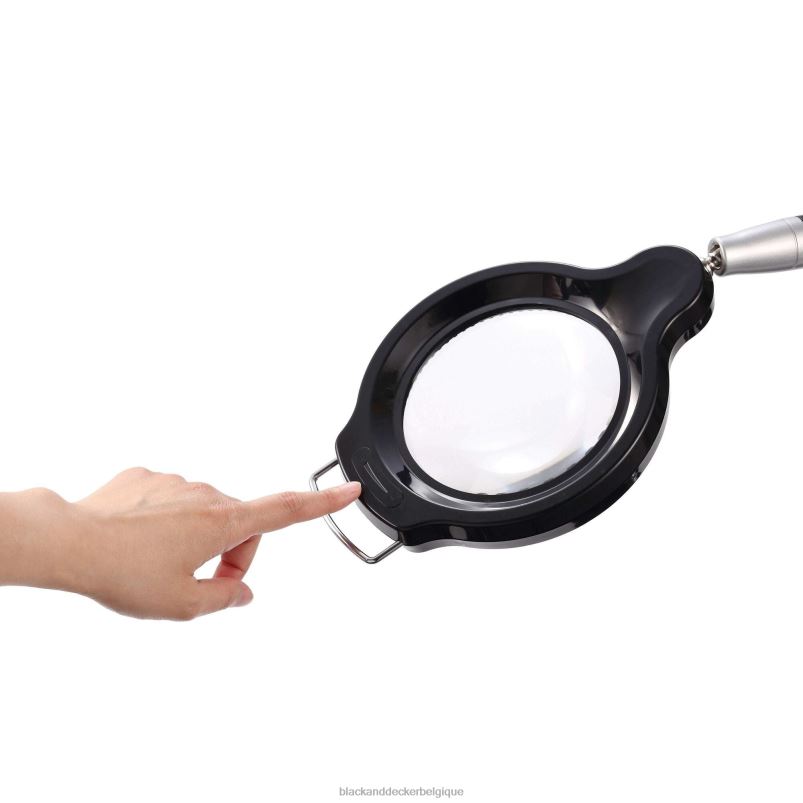 BLACK+DECKER X42D694lampe de bureau LED loupe ultra portée noire outils