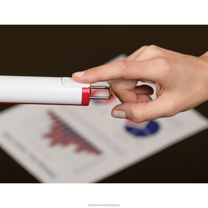 BLACK+DECKER X42D699lampe de bureau led exalt bar blanc/rouge outils