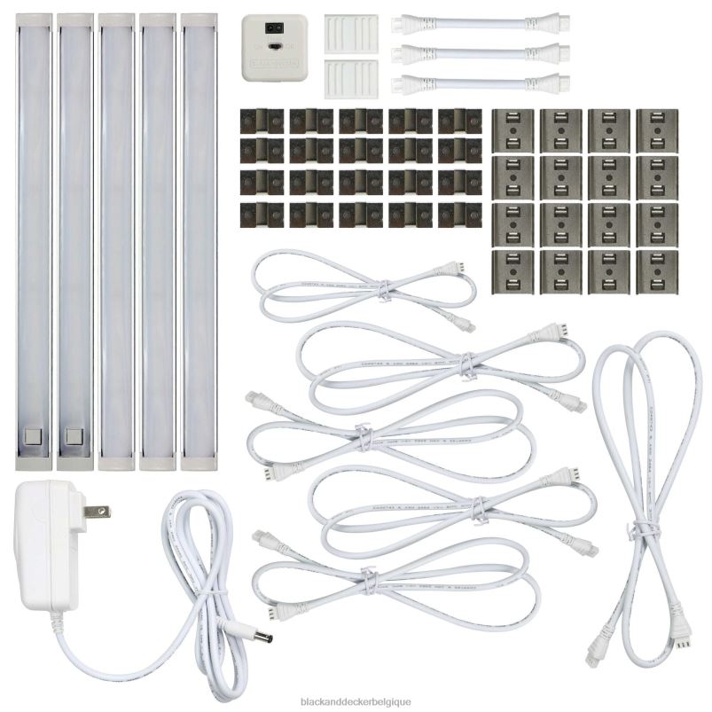 BLACK+DECKER X42D712Kit d'éclairage sous meuble à 5 barres LED outils