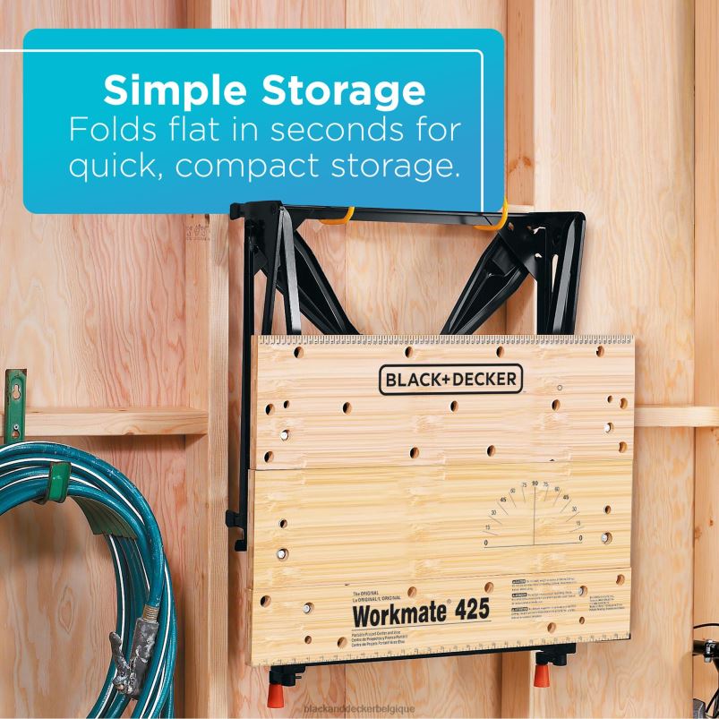 BLACK+DECKER X42D689Établi portatif Workmate, capacité de 425 à 550 livres outils