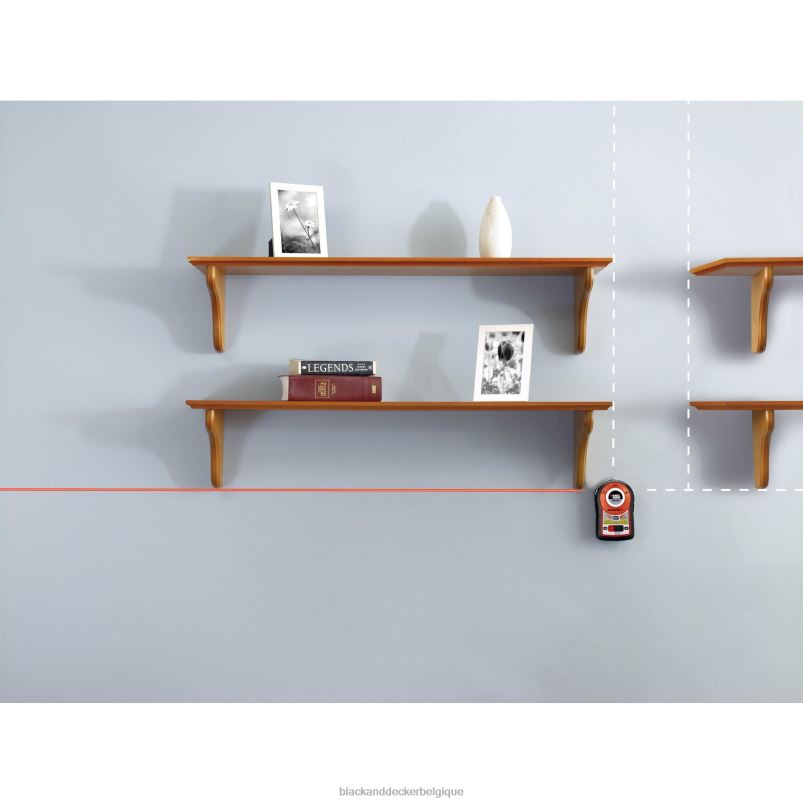 BLACK+DECKER X42D611Ligne laser nivellement automatique avec ang lepro outils