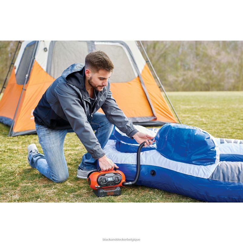 BLACK+DECKER X42D674Gonfleur de pneu sans fil 20 V max, outil électrique sans fil et filaire uniquement outils